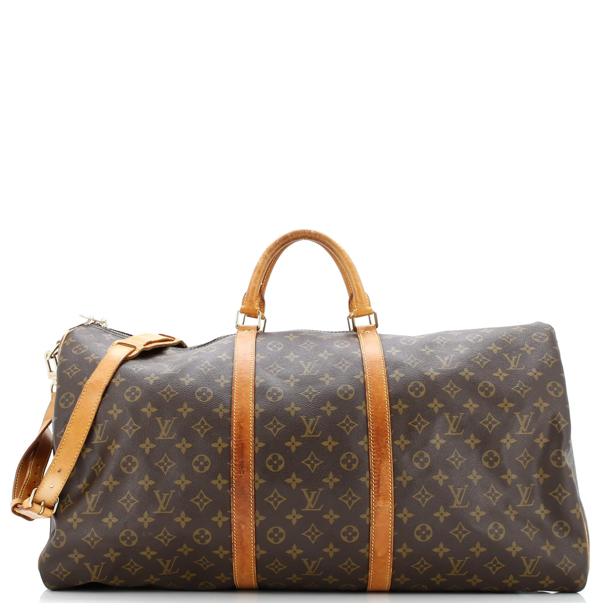 Keepall Bandouliere Bag Monogram Canvas 60 - Deep Luxury