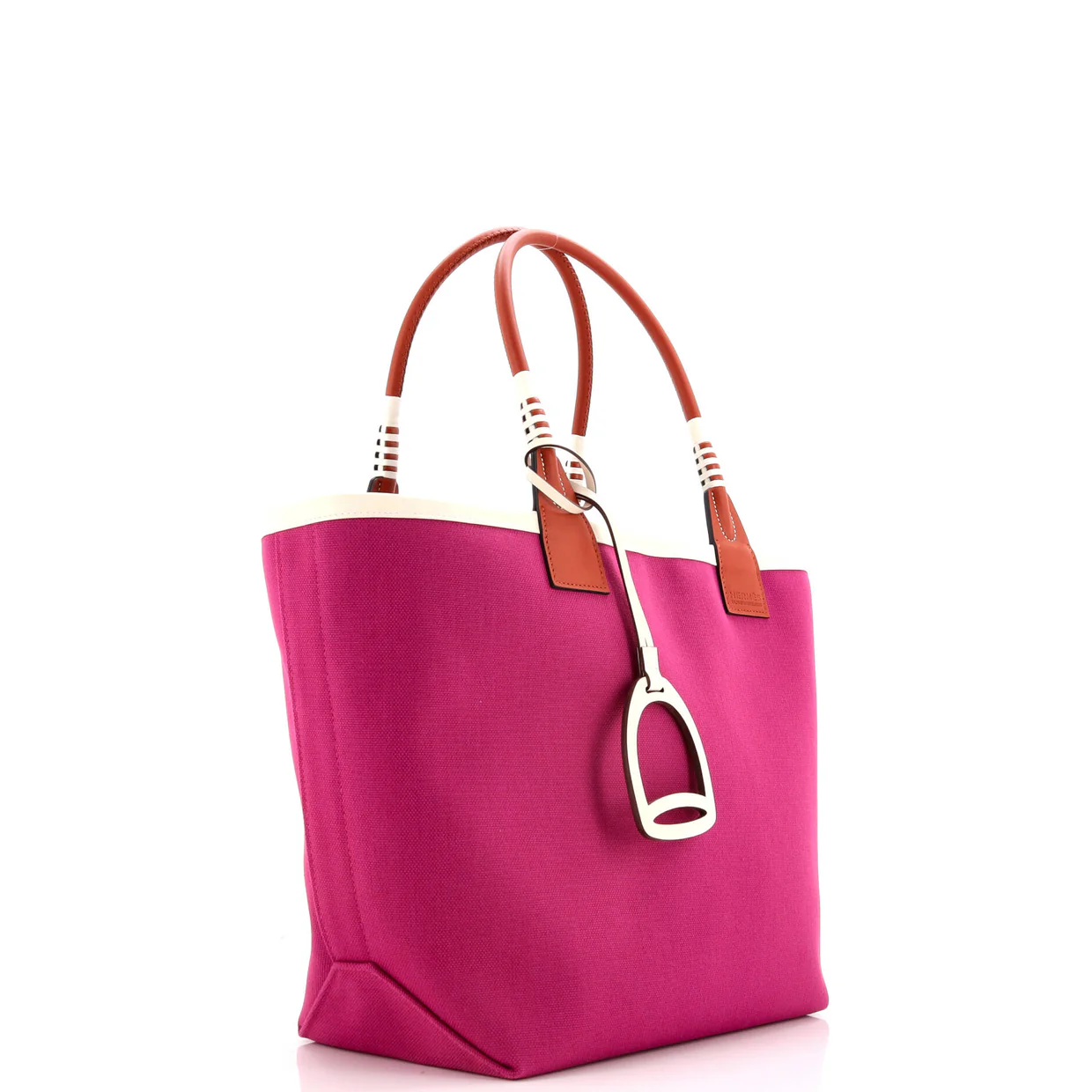 Sac Steeple Tote Toile with Leather 28 - Deep Luxury