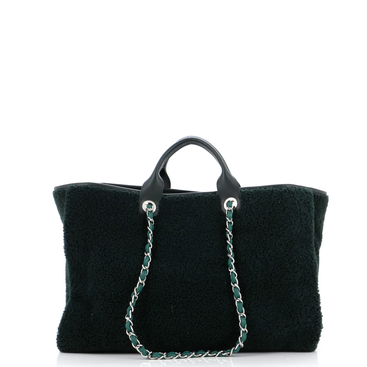 Deauville Tote Shearling Medium - Deep Luxury