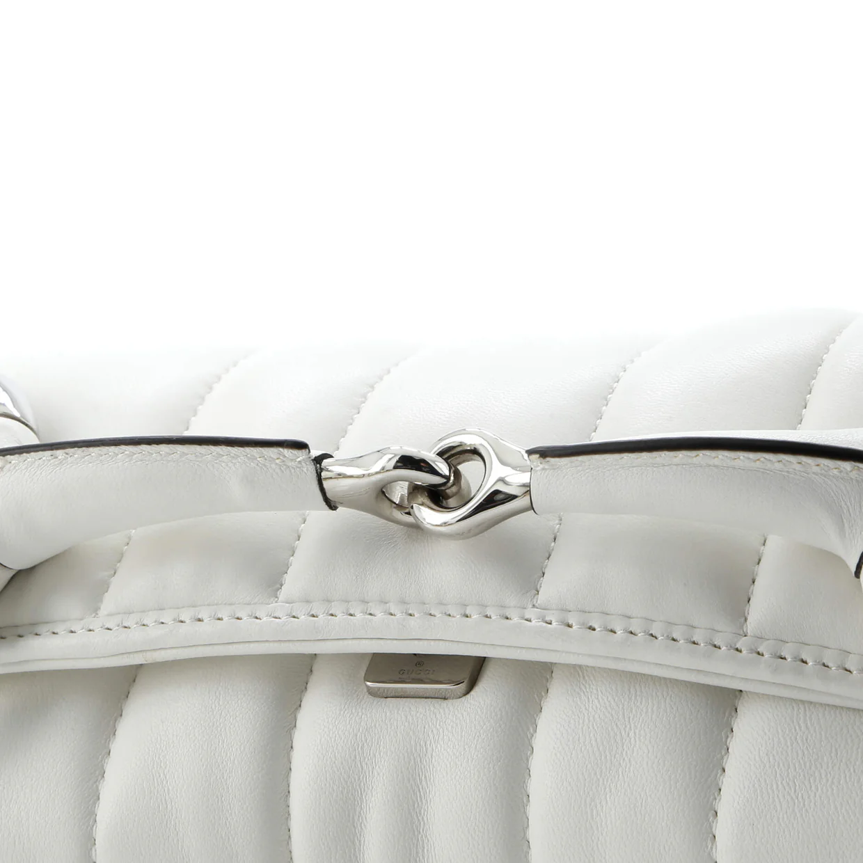 Horsebit Chain Shoulder Bag Vertical Quilted Leather Medium - Deep Luxury