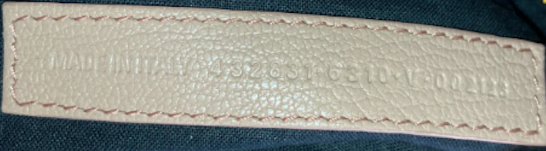 City Classic Metallic Edge Bag Leather Small - Deep Luxury