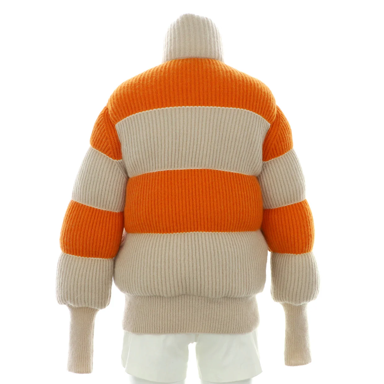 Women's Genius 2 1952 Knit Puffer Jacket Quilted Wool and Mohair Blend with Down - Deep Luxury