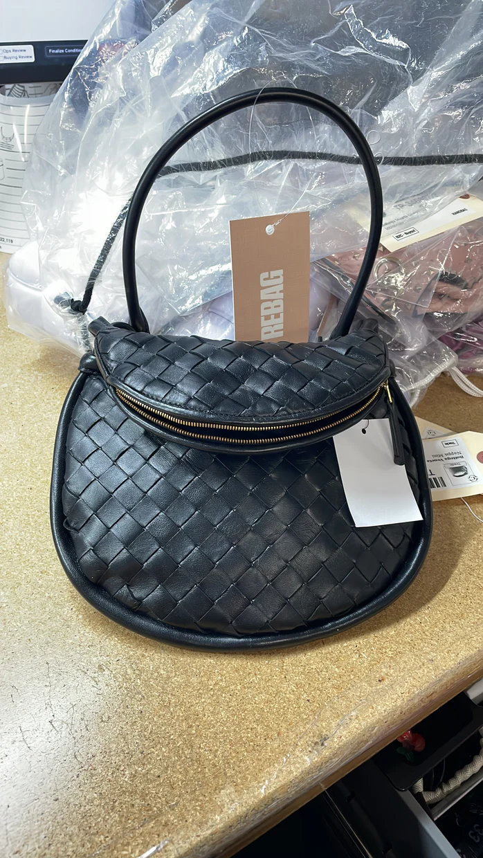 Gemelli Shoulder Bag Intrecciato Leather Small - Deep Luxury