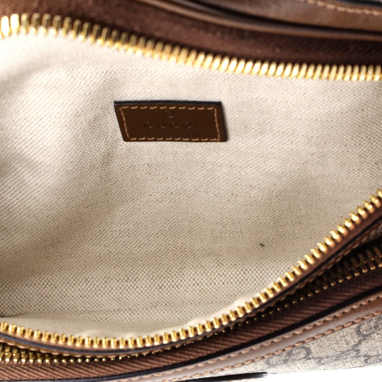 Interlocking G Patch Belt Bag GG Coated Canvas - Deep Luxury