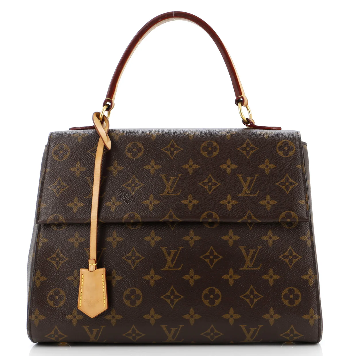 Cluny Top Handle Bag Monogram Canvas MM - Deep Luxury