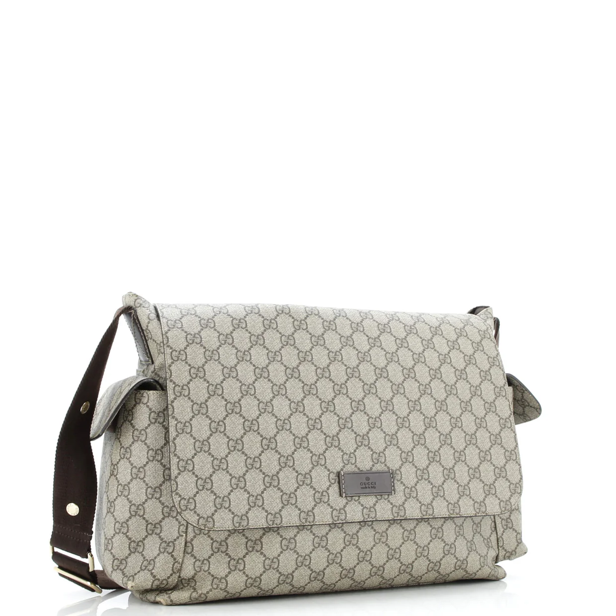 Diaper Bag GG Coated Canvas - Deep Luxury