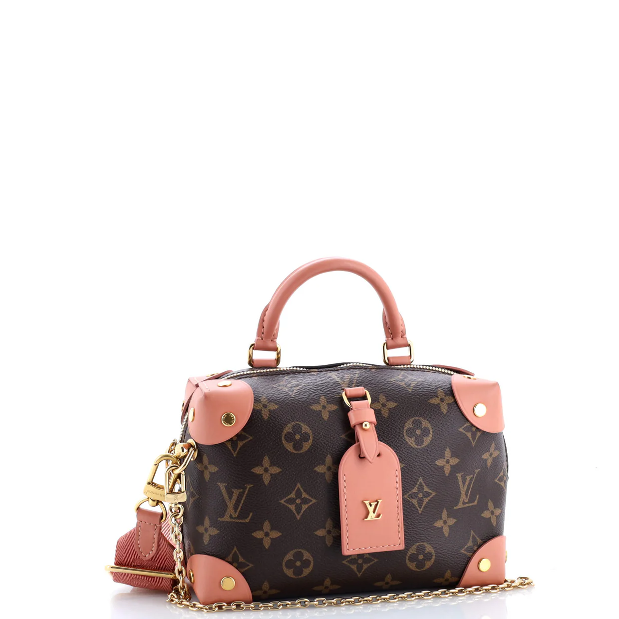 Petite Malle Souple Handbag Monogram Canvas - Deep Luxury