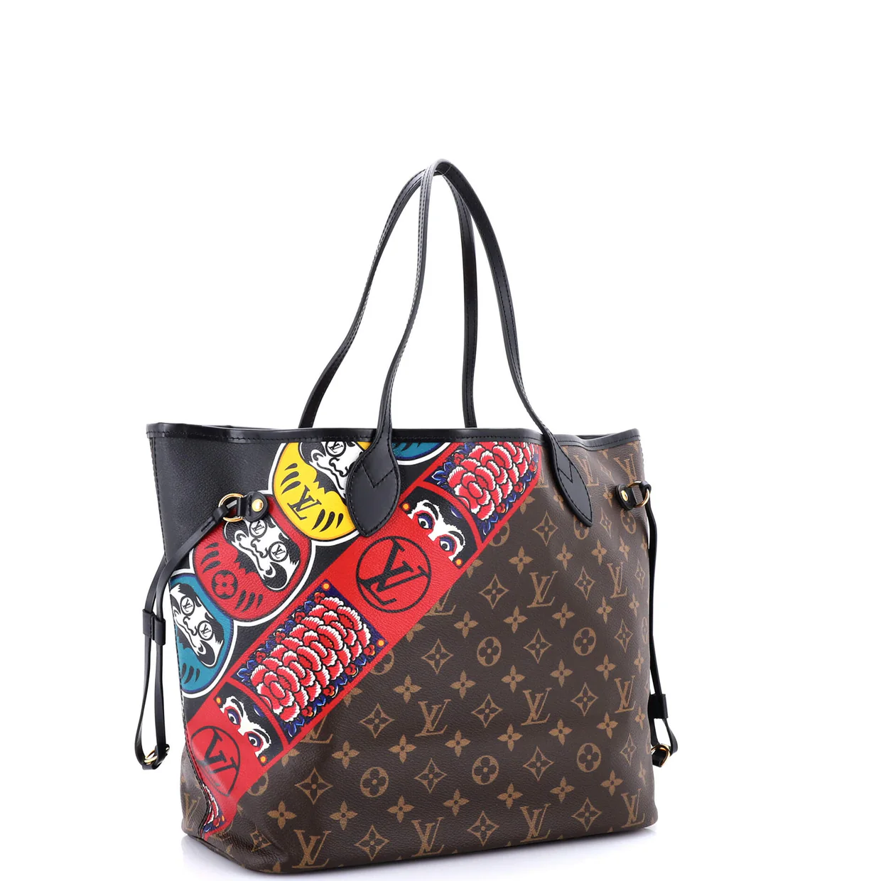 Neverfull NM Tote Limited Edition Kabuki Monogram Canvas MM - Deep Luxury