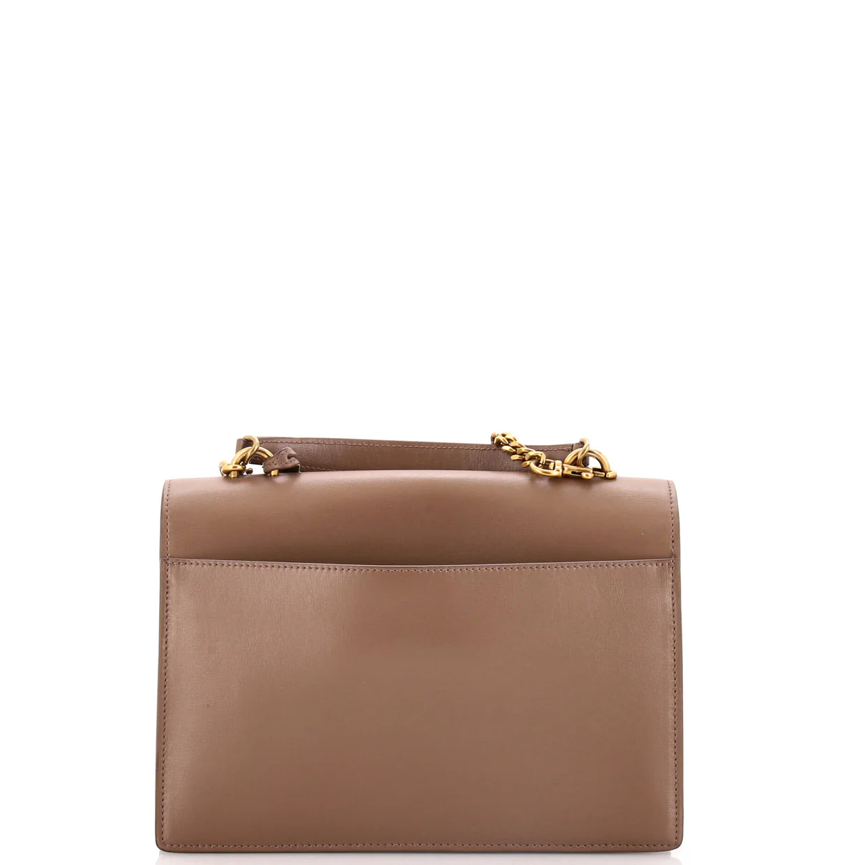 Sunset Top Handle Shoulder Bag Leather Medium - Deep Luxury