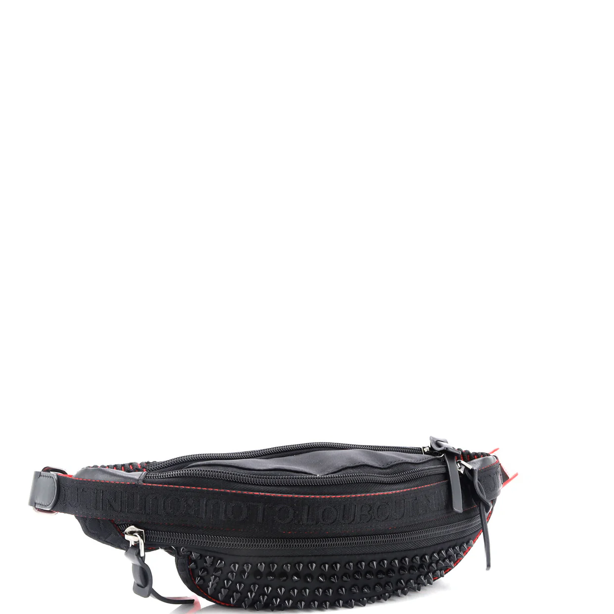 Paris NYC Waist Bag Spiked Nylon - Deep Luxury