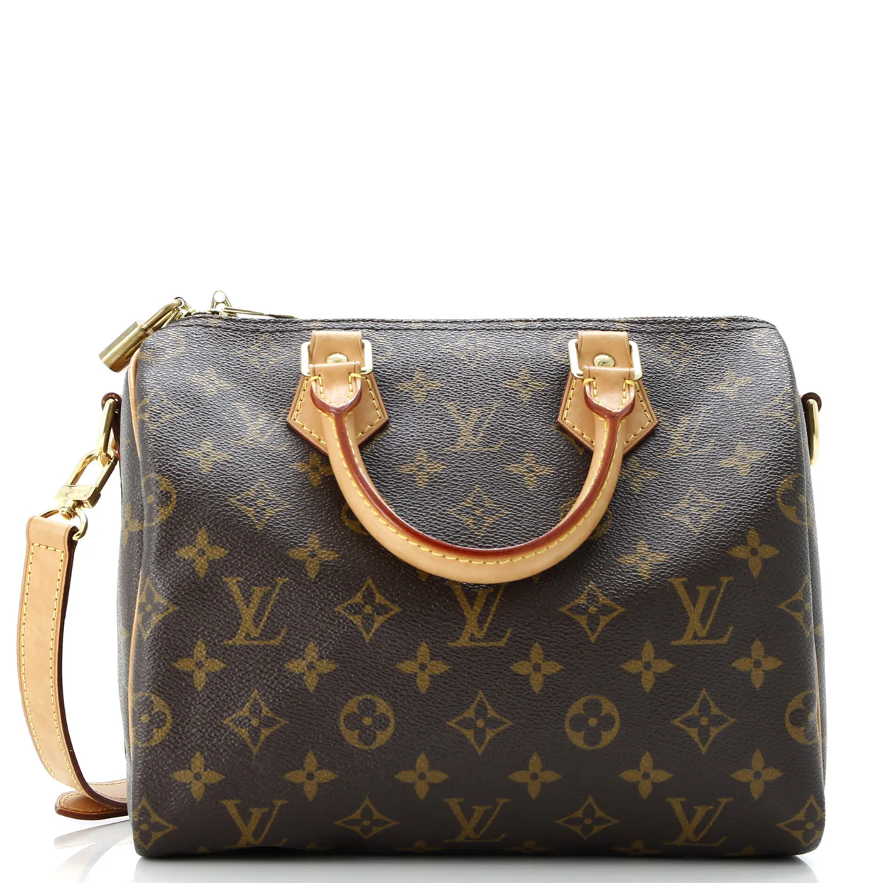 Speedy Bandouliere Bag Monogram Canvas 25 - Deep Luxury
