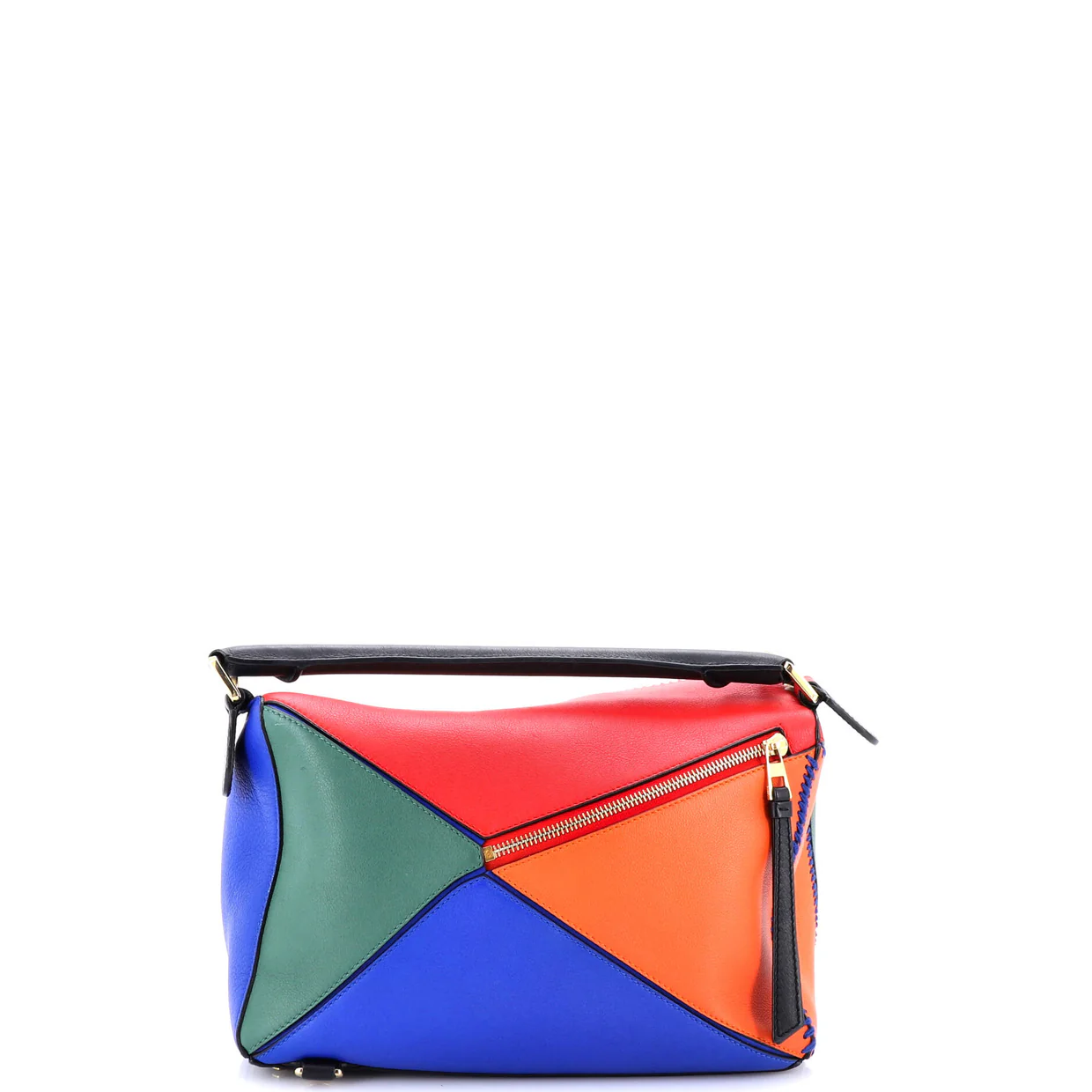 Puzzle Bag Leather Medium - Deep Luxury