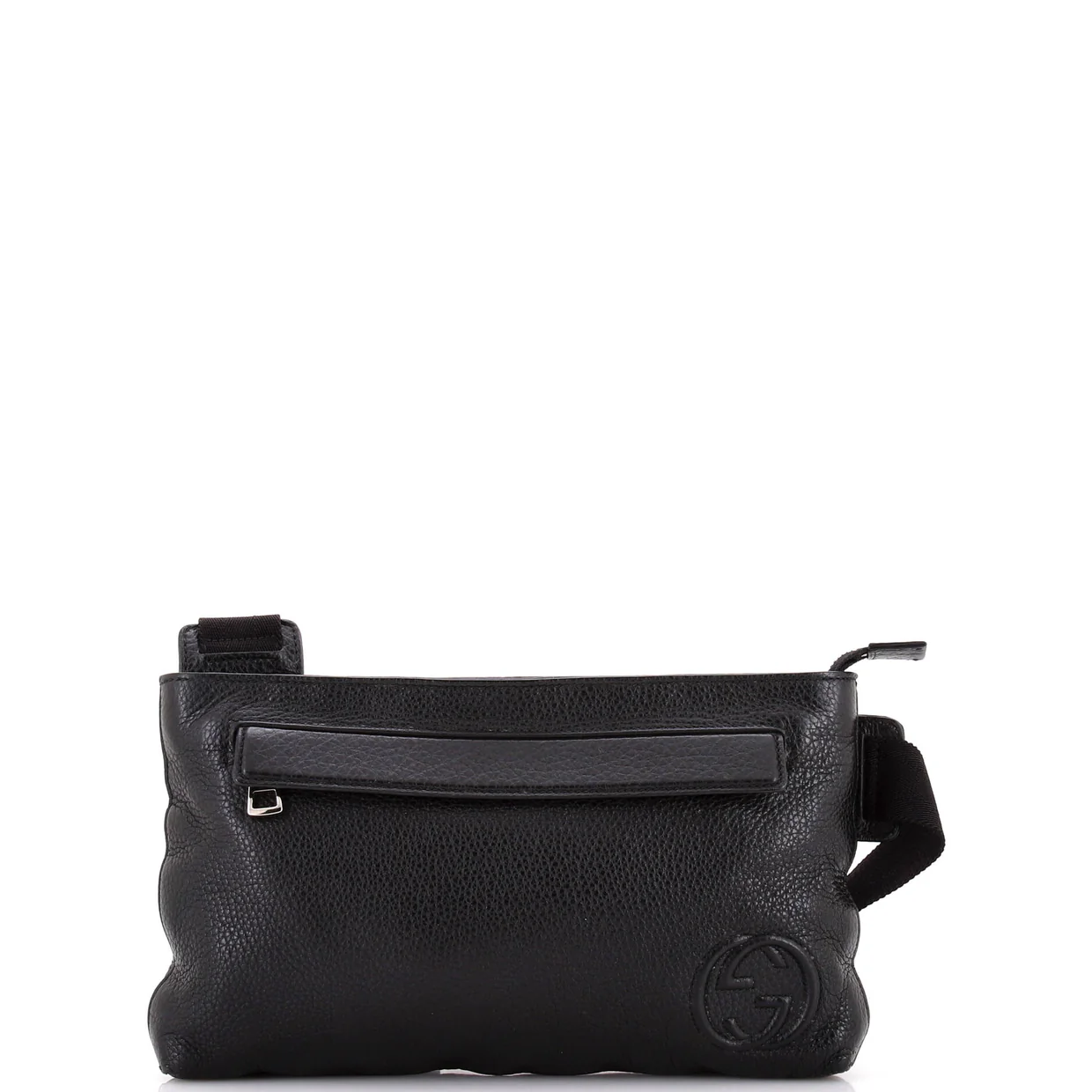 Soho Zip Sling Bag Leather - Deep Luxury