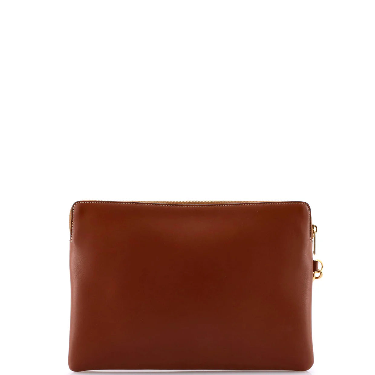 Cuir Triomphe Wristlet Pouch Leather Small - Deep Luxury