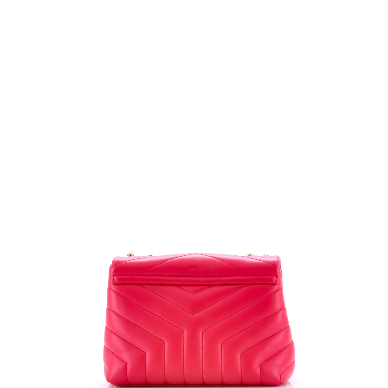 Loulou Shoulder Bag Matelasse Chevron Leather Small - Deep Luxury