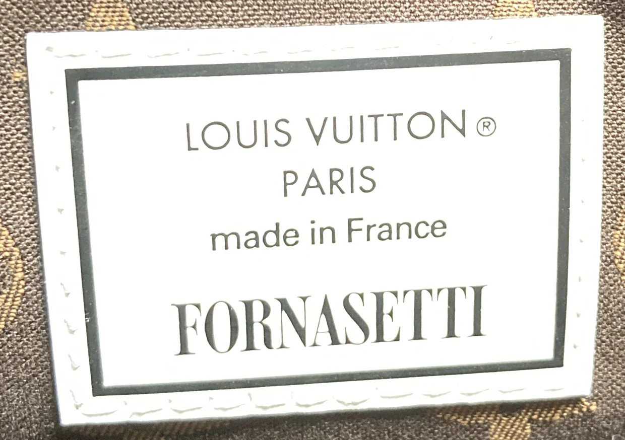 Noe Handbag Limited Edition Fornasetti Architettura Print Leather and Monogram Canvas MM - Deep Luxury