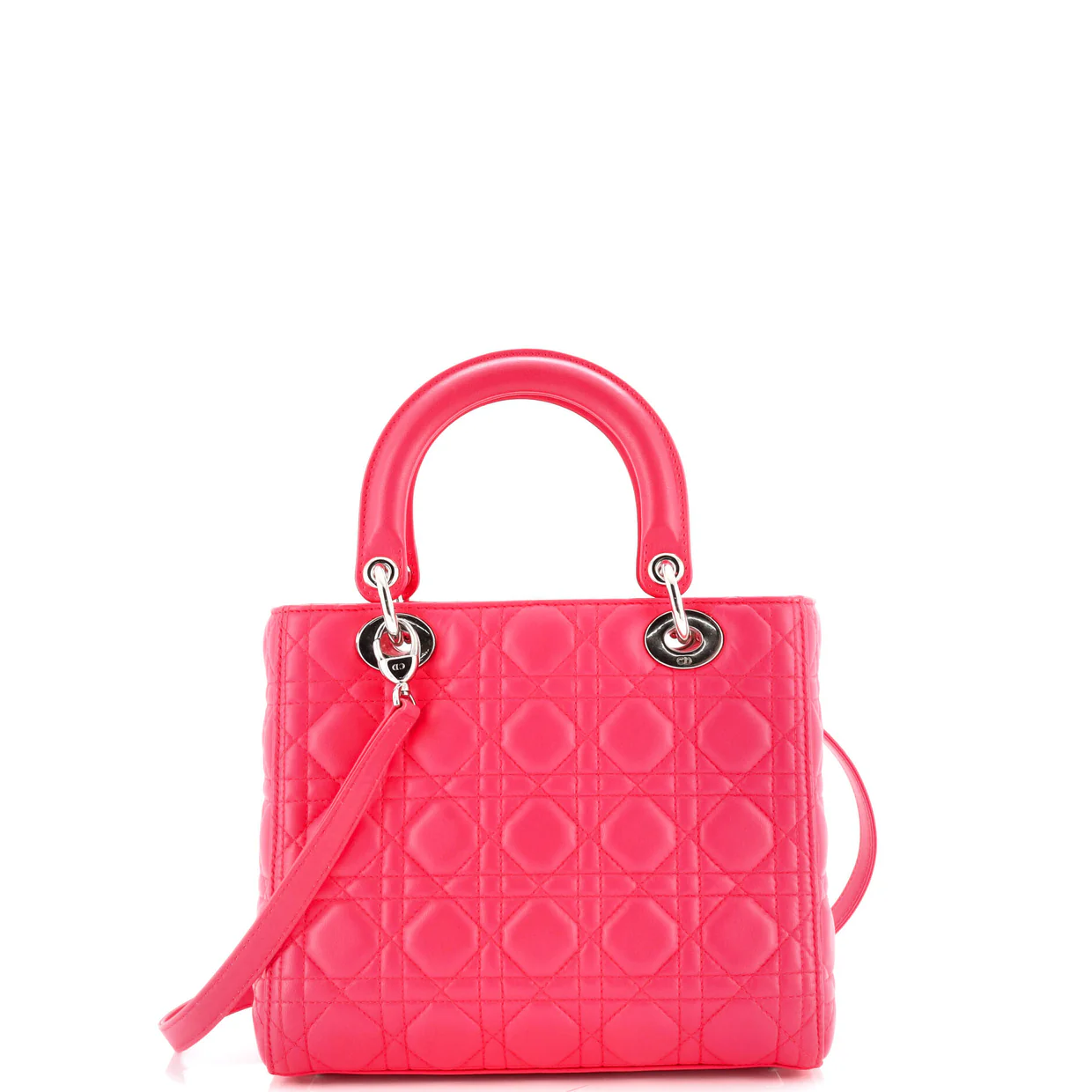 Lady Dior Bag Cannage Quilt Lambskin Medium - Deep Luxury