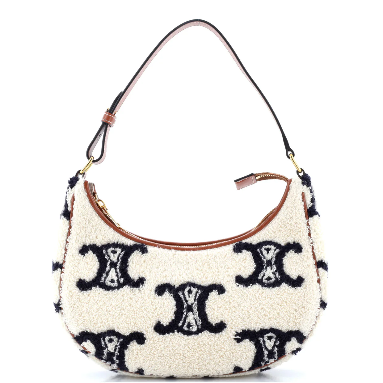 Ava Bag Triomphe Embroidered Boucle Textile - Deep Luxury