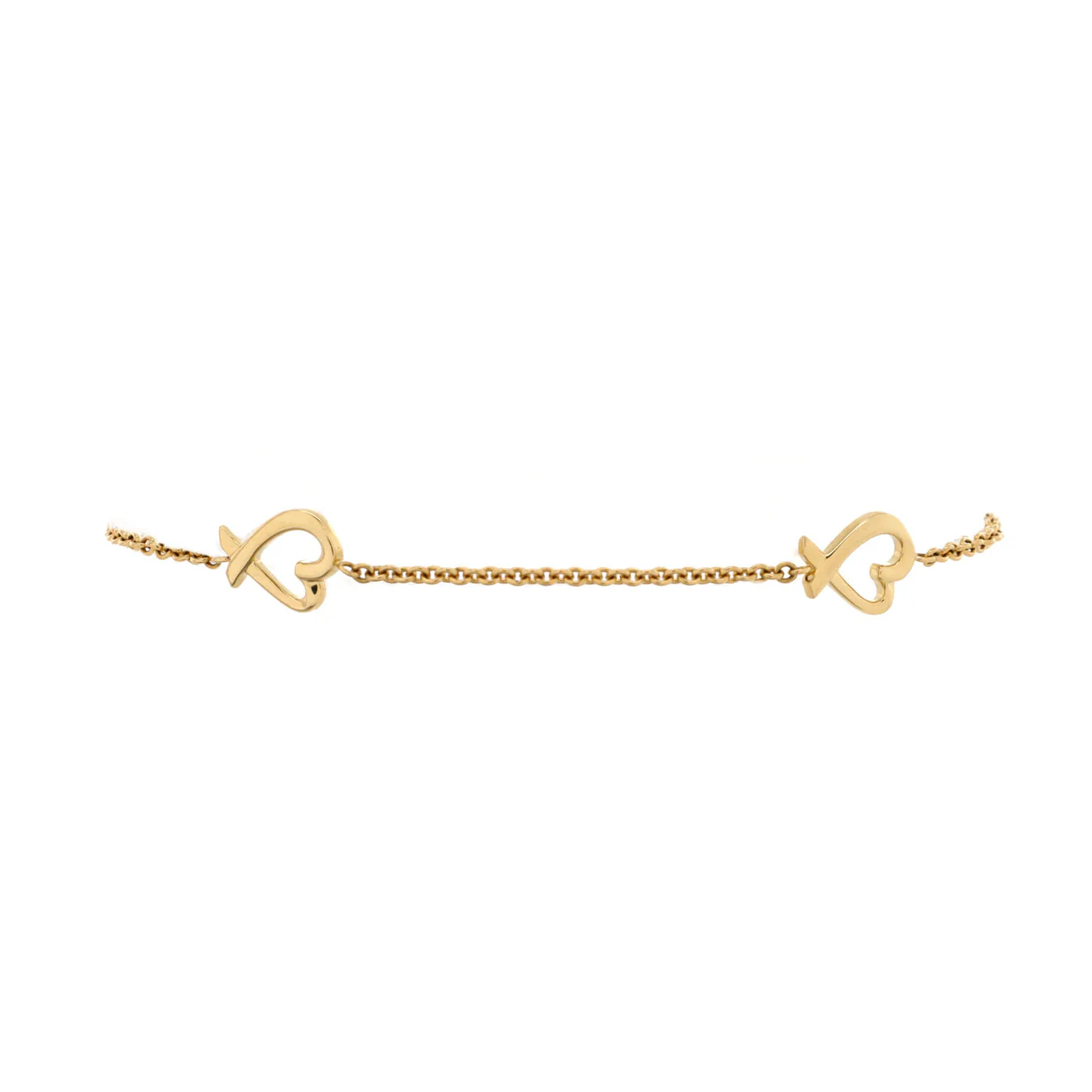 Paloma Picasso 4 Motif Loving Heart Bracelet 18K Yellow Gold - Deep Luxury