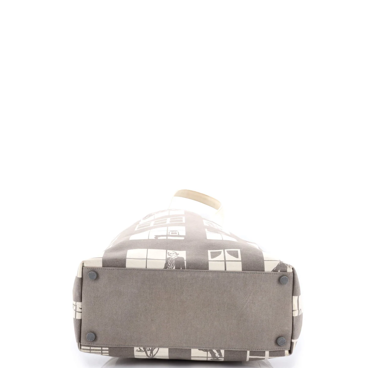 Coco Window Tote Printed Canvas Large - Deep Luxury