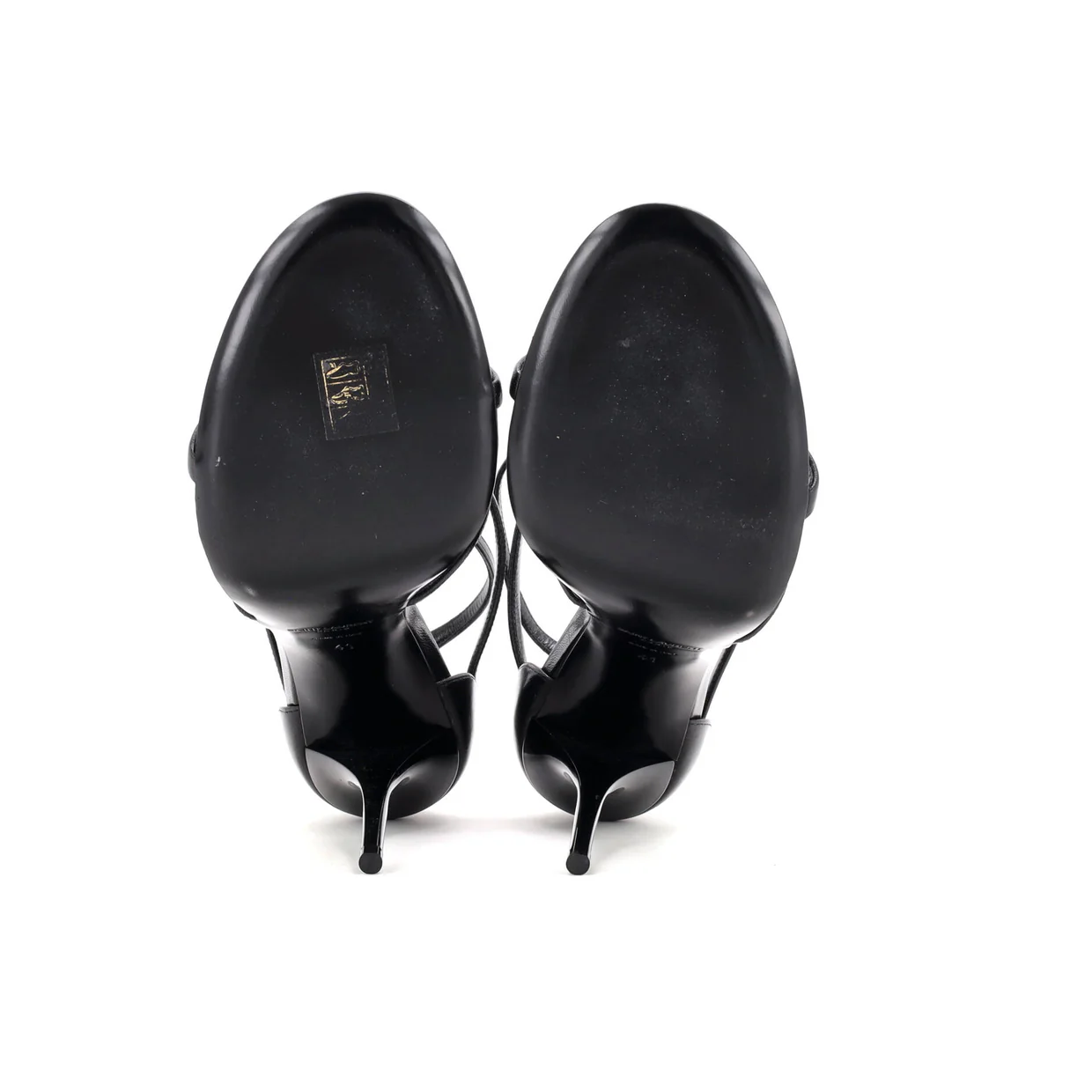 Women's Cassandra Heeled Sandals Leather 100 - Deep Luxury