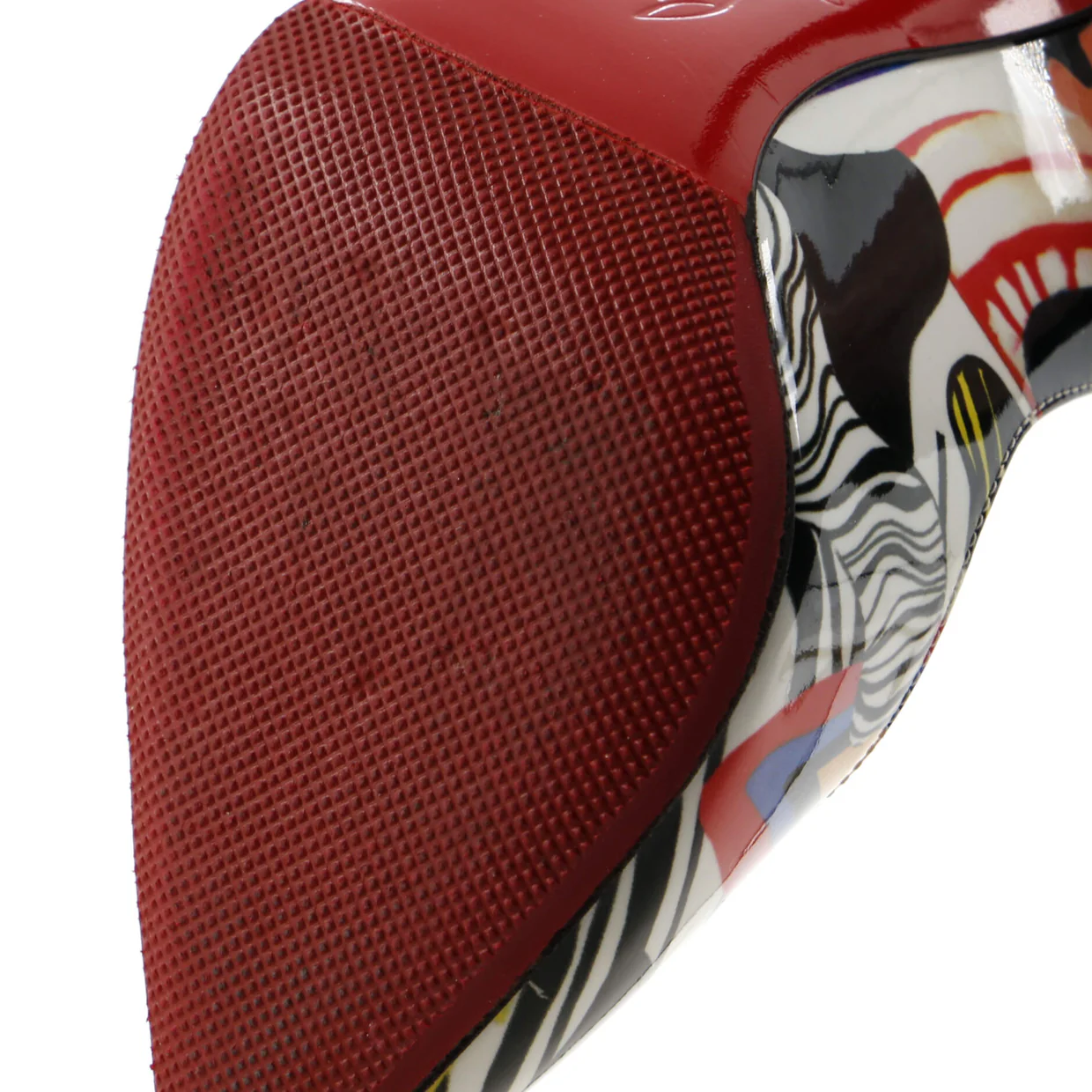 Women's Hot Chick Pumps Printed Patent 100 - Deep Luxury