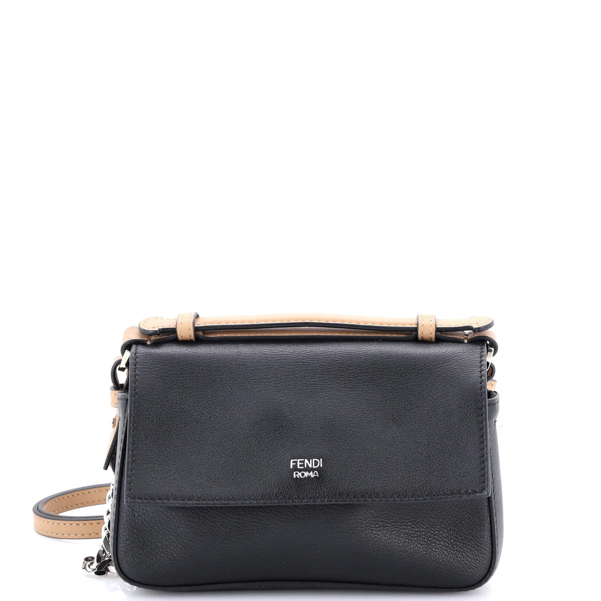 Double Baguette Embellished Printed Leather Micro - Deep Luxury