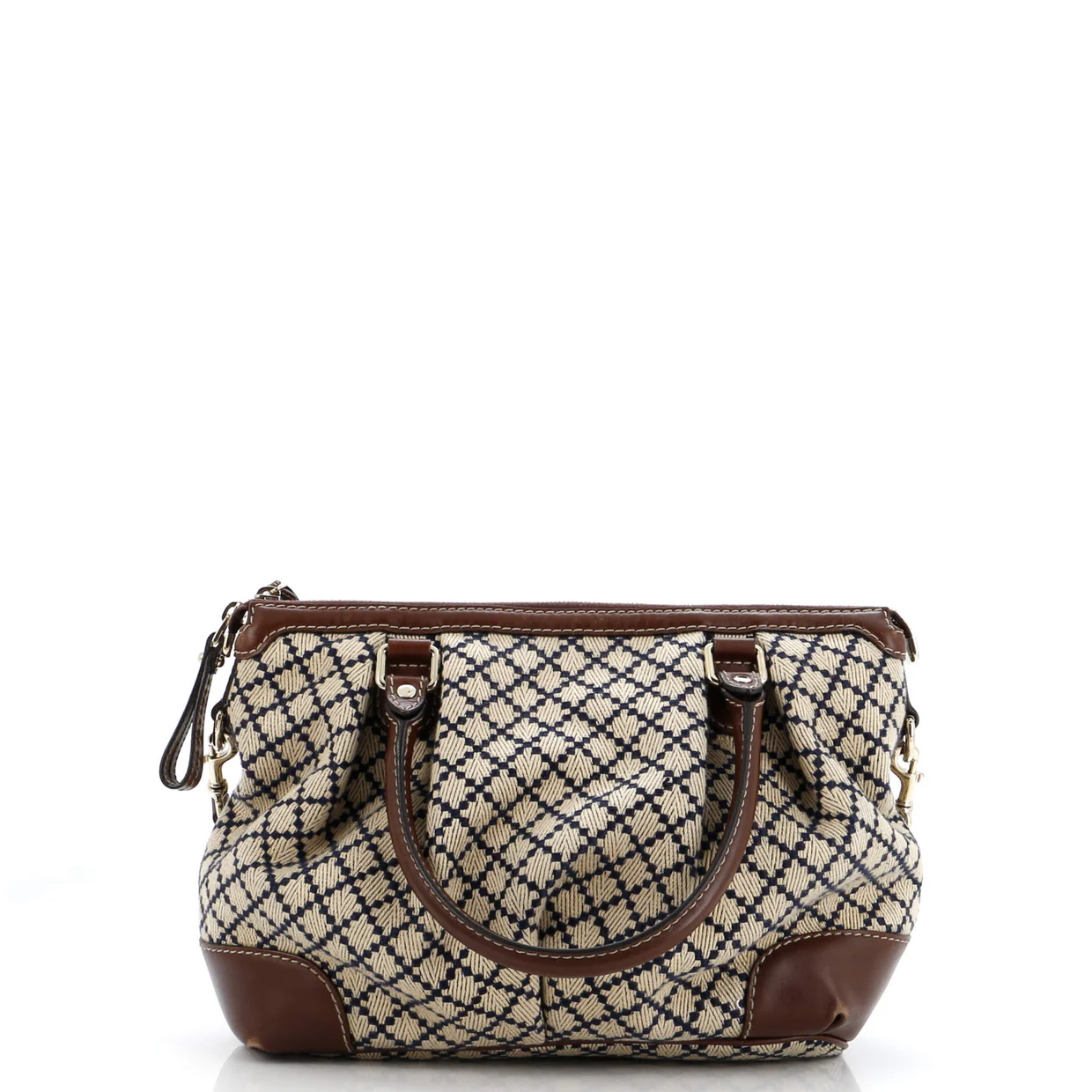 Sukey Top Handle Satchel GG Canvas Large - Deep Luxury