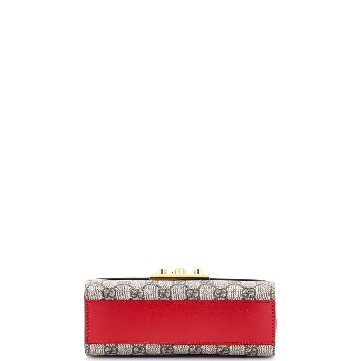 Padlock Shoulder Bag GG Coated Canvas and Leather Small - Deep Luxury