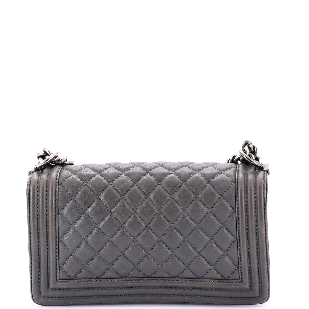 Paris-Dallas Boy Flap Bag Quilted Calfskin with Metal Adornments Old Medium - Deep Luxury