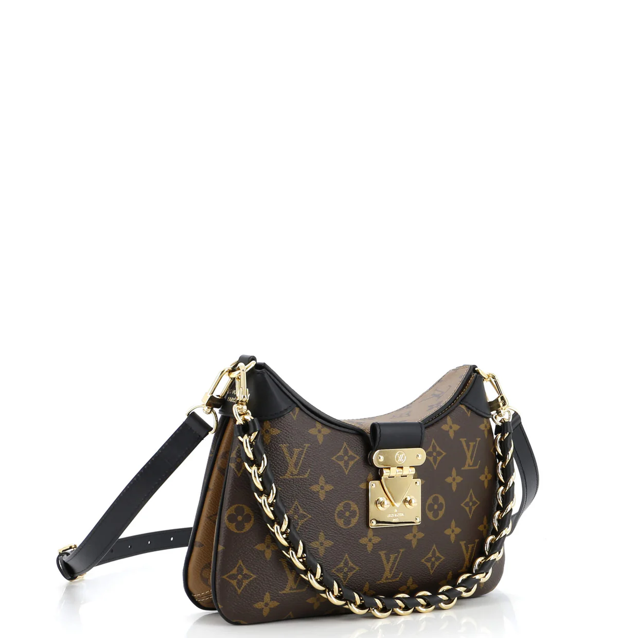 LV Twinny Handbag Monogram Canvas and Reverse Monogram Canvas with Leather - Deep Luxury