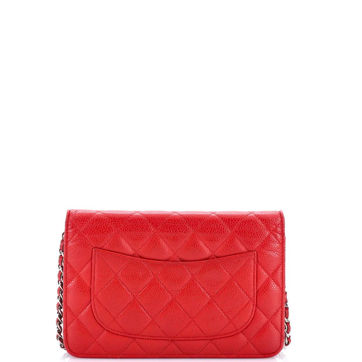 Wallet on Chain Quilted Caviar - Deep Luxury
