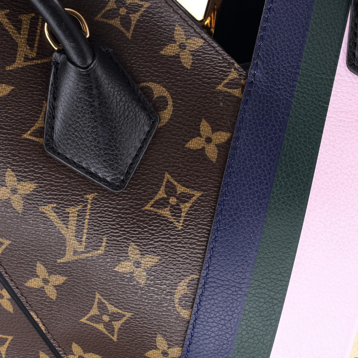 Kimono Handbag Limited Edition Monogram Canvas and Leather MM - Deep Luxury