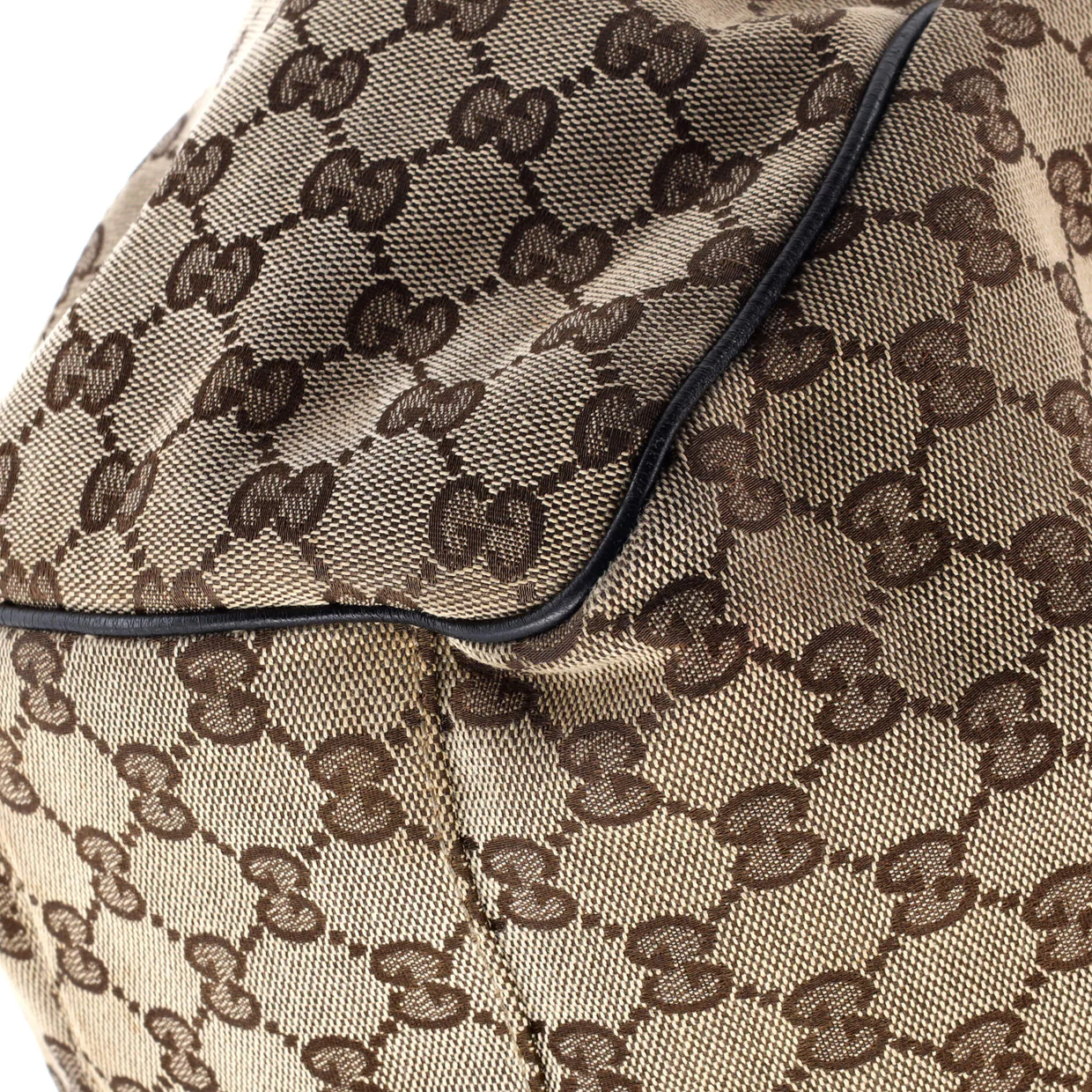 Sukey Tote GG Canvas with Leather Large - Deep Luxury