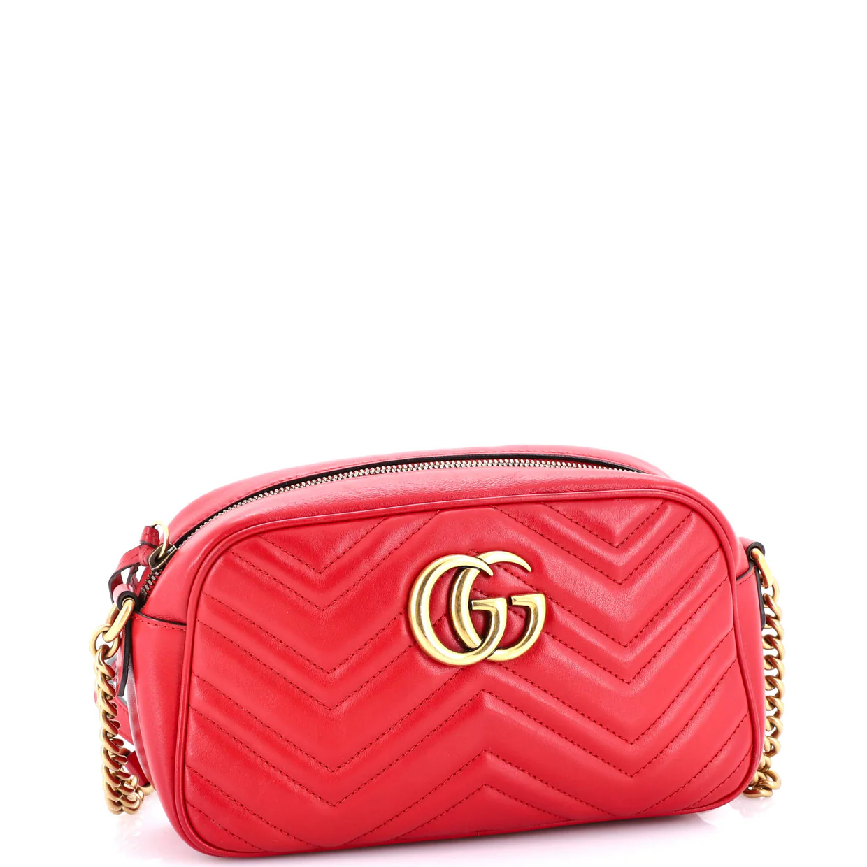 GG Marmont Shoulder Bag Matelasse Leather Small - Deep Luxury