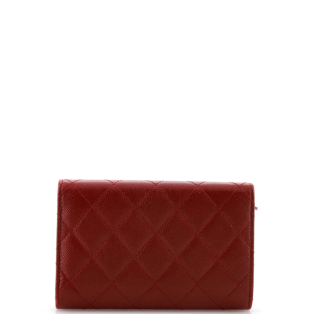 Golden Class Flap Wallet Quilted Caviar Small - Deep Luxury