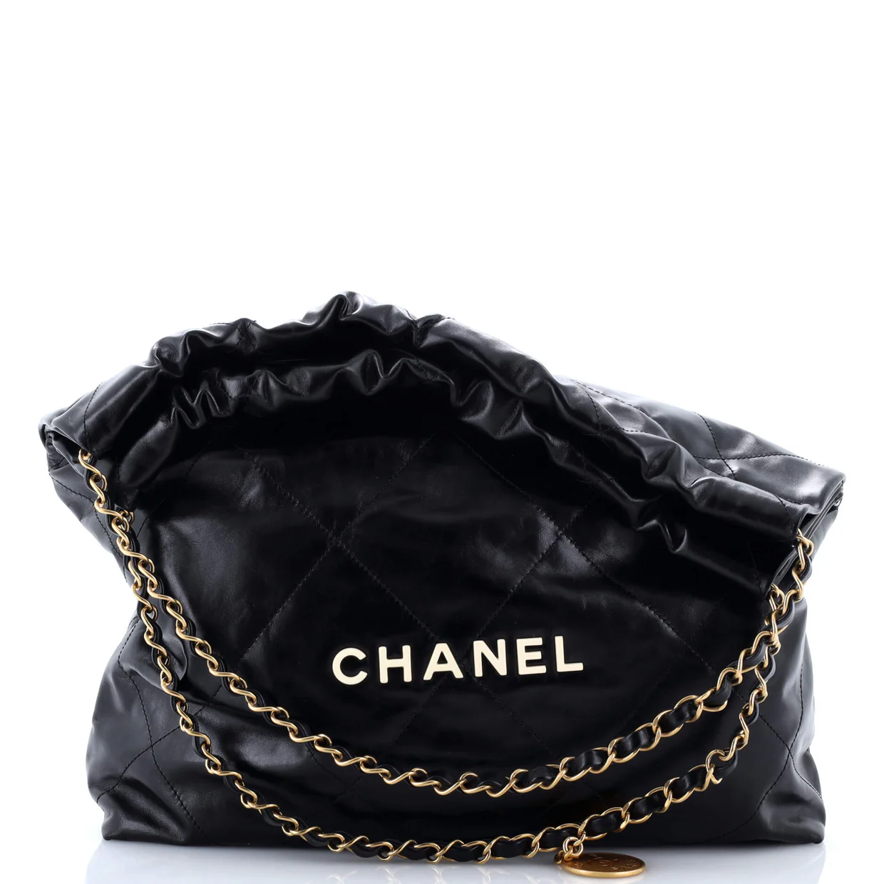 22 Chain Hobo Quilted Calfskin Medium - Deep Luxury