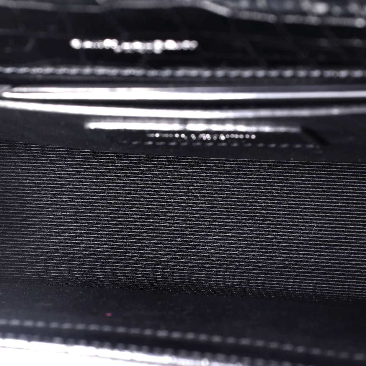 Classic Monogram Tassel Crossbody Bag Crocodile Embossed Leather Small - Deep Luxury