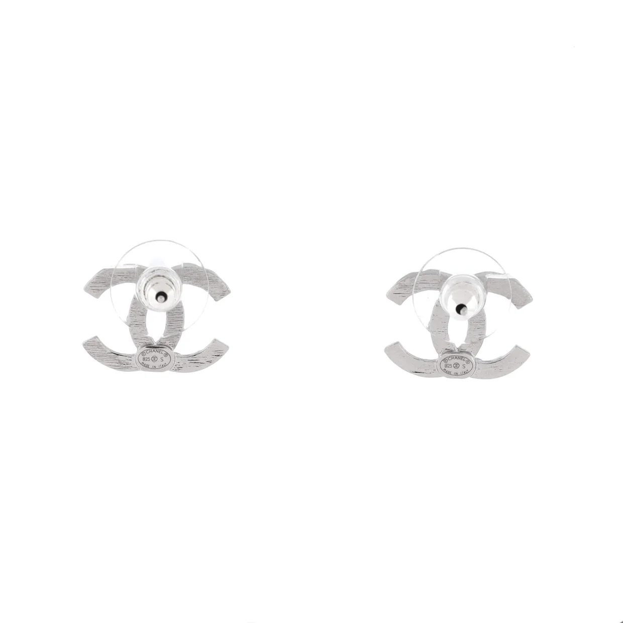 CC Stud Earrings Metal Small - Deep Luxury
