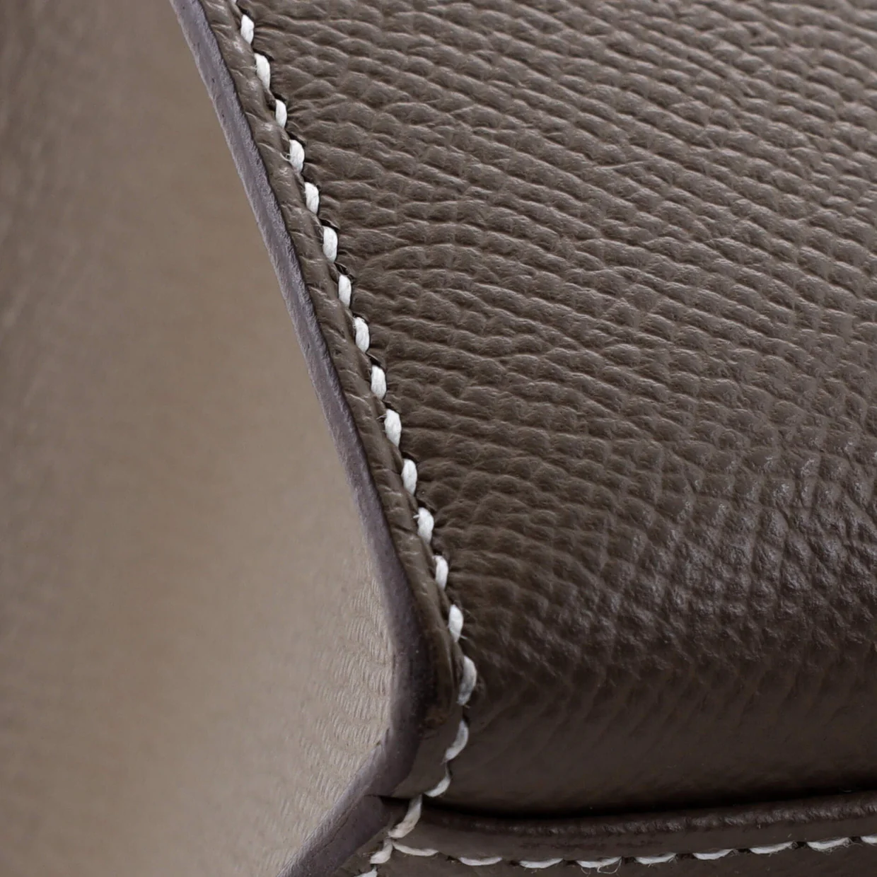 Kelly Handbag Grey Epsom with Palladium Hardware 28 - Deep Luxury