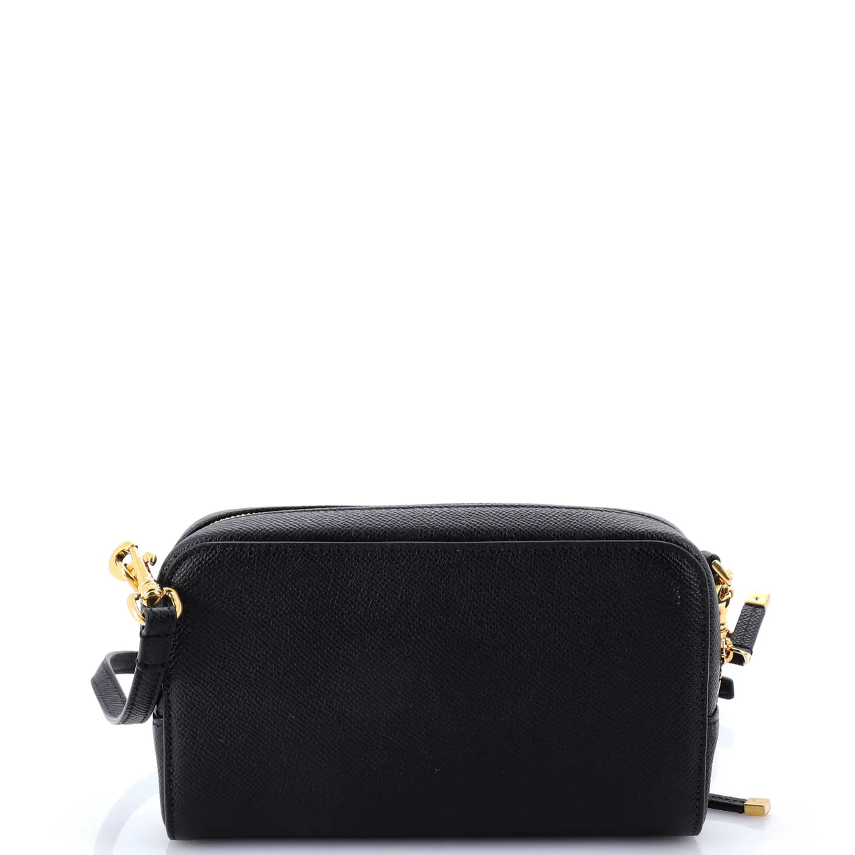 Caro Double Pouch Crossbody Bag Leather - Deep Luxury