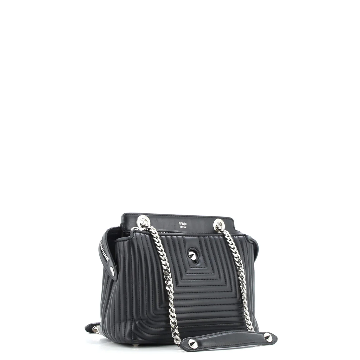 DotCom Click Shoulder Bag Quilted Leather Small - Deep Luxury
