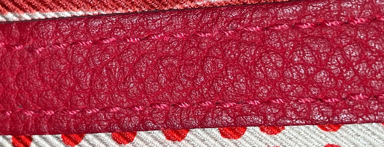 Garden Party Tote Leather with Printed Interior 36 - Deep Luxury