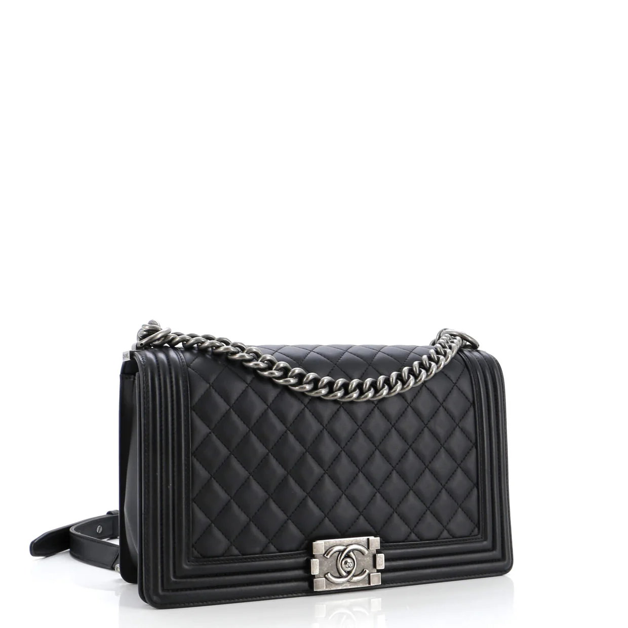 Boy Flap Bag Quilted Lambskin New Medium - Deep Luxury