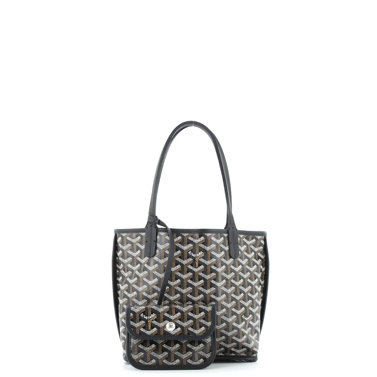 Anjou Reversible Tote Coated Canvas Mini - Deep Luxury