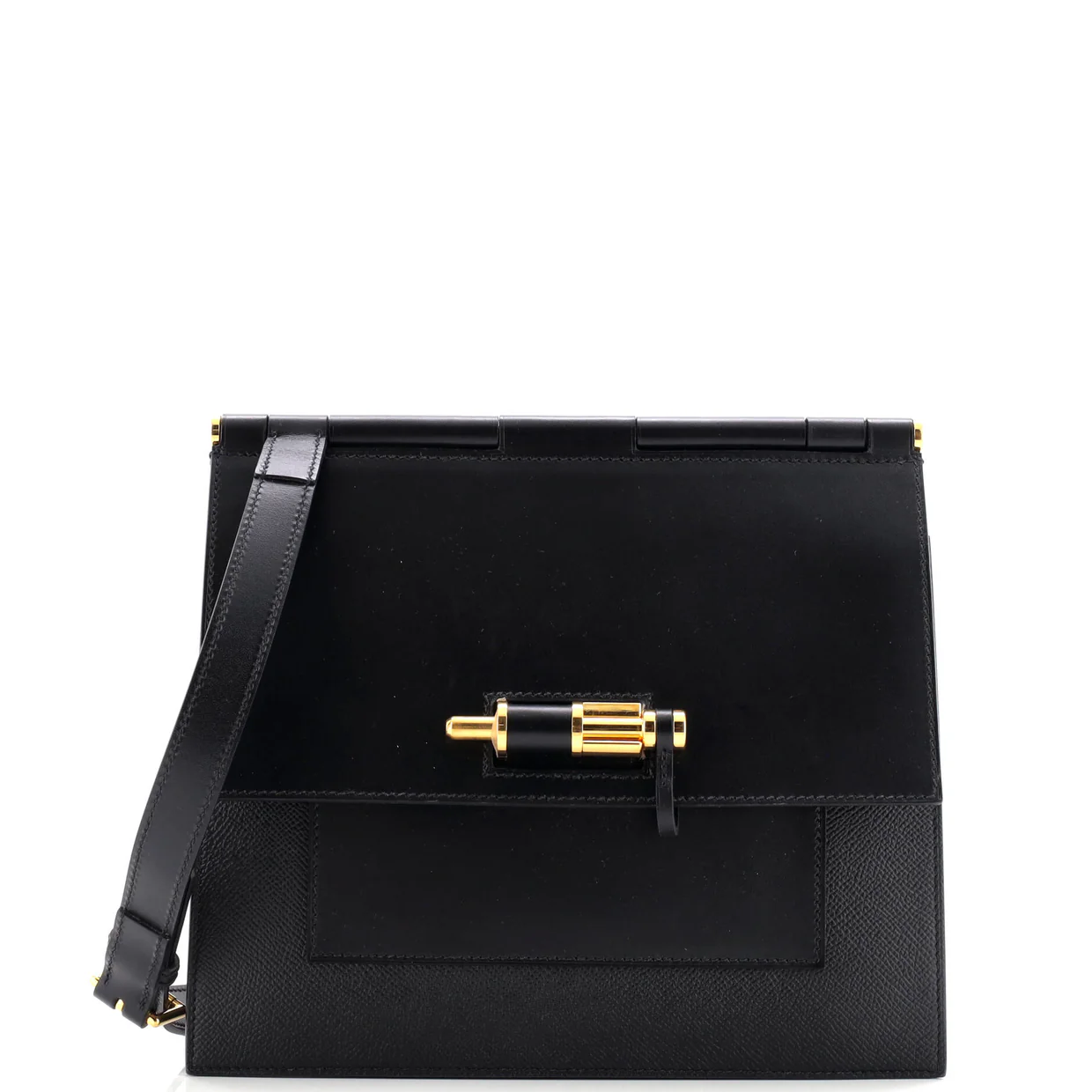 Sacabar Shoulder Bag Epsom and Swift 24 - Deep Luxury