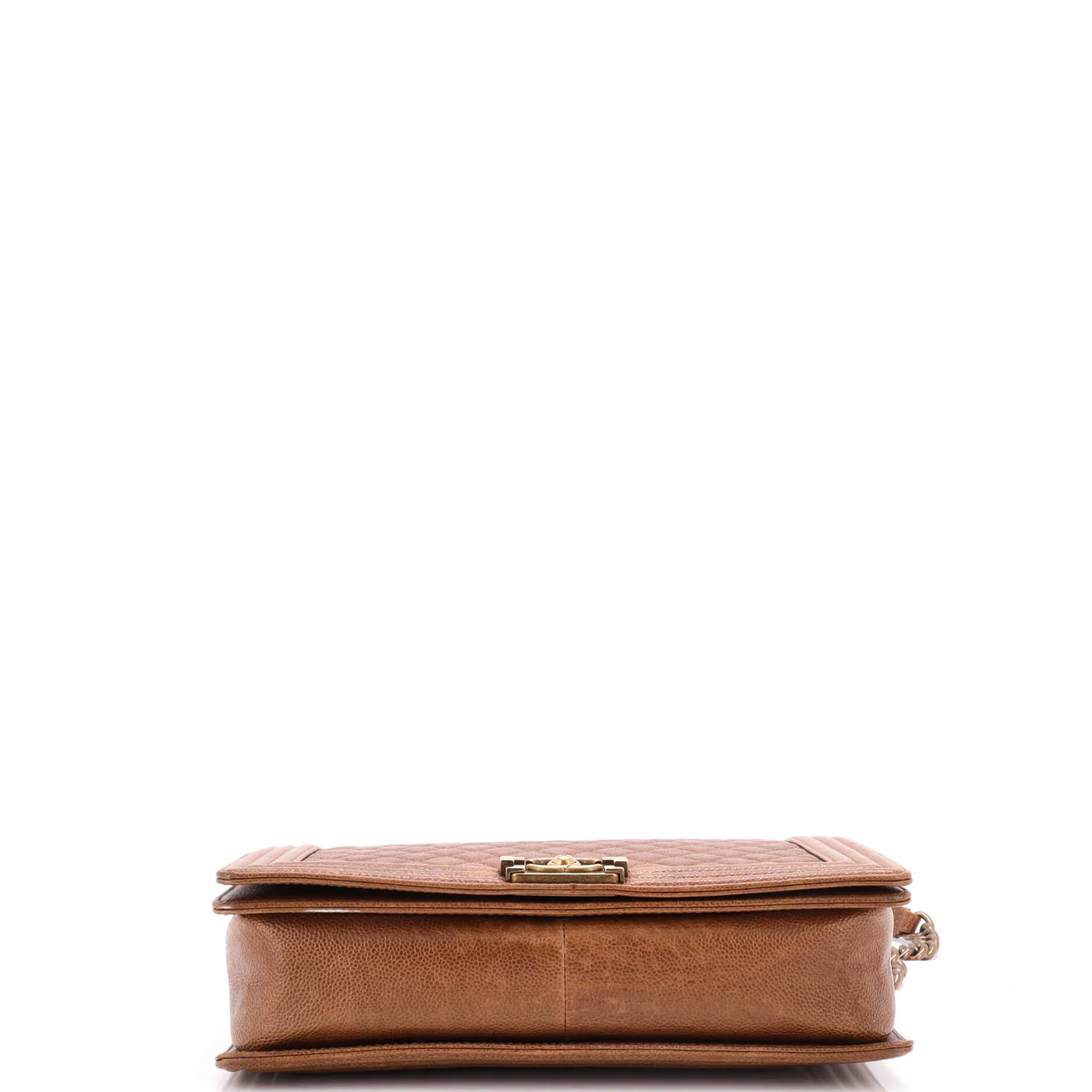 Boy Flap Bag Quilted Caviar Large - Deep Luxury