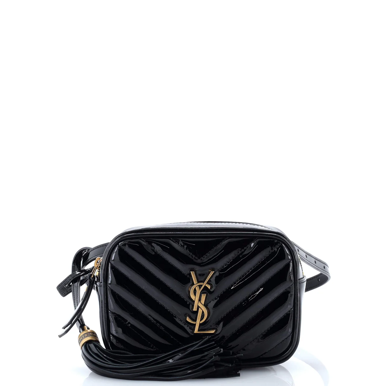 Lou Belt Bag Matelasse Chevron Leather - Deep Luxury