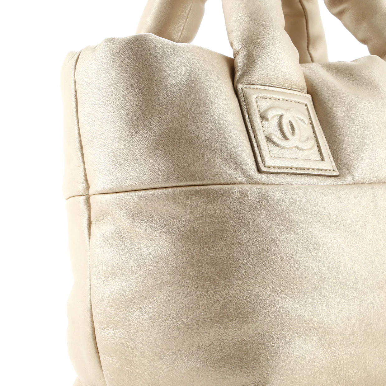 Coco Cocoon Reversible Tote Quilted Lambskin Small - Deep Luxury