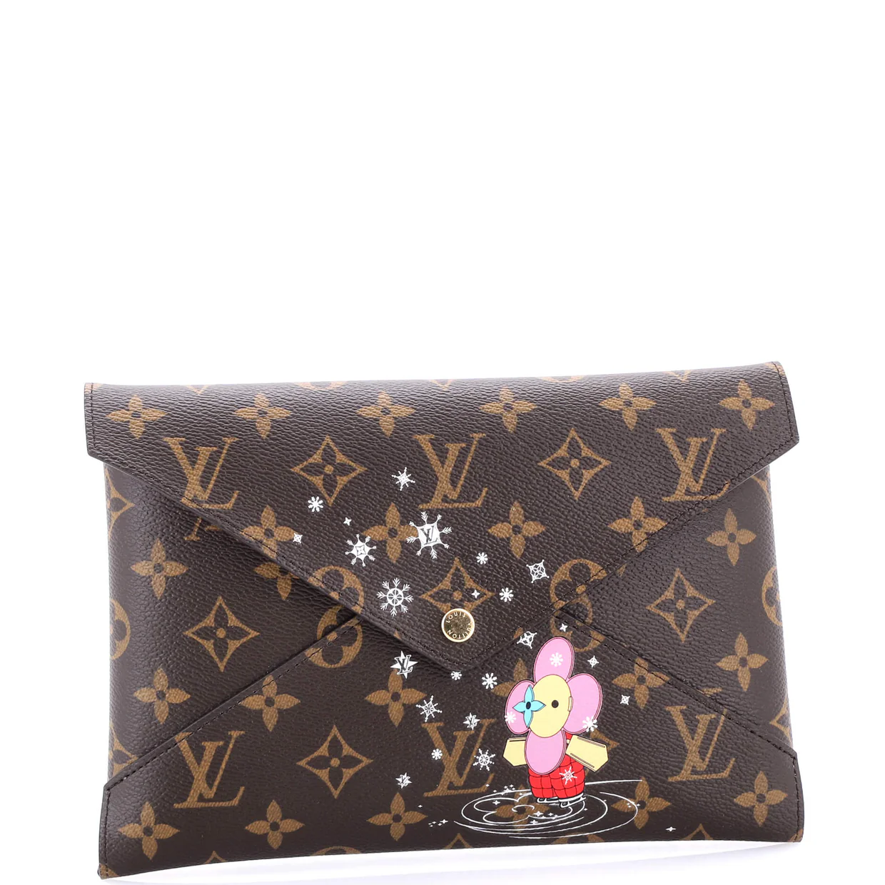 Kirigami Pochette Set Limited Edition Vivienne Xmas Monogram Canvas - Deep Luxury